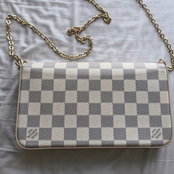 Louis Vuitton Felicie Pochette Damier Azur - Picture 3 of 14